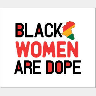 Black women are dope Posters and Art